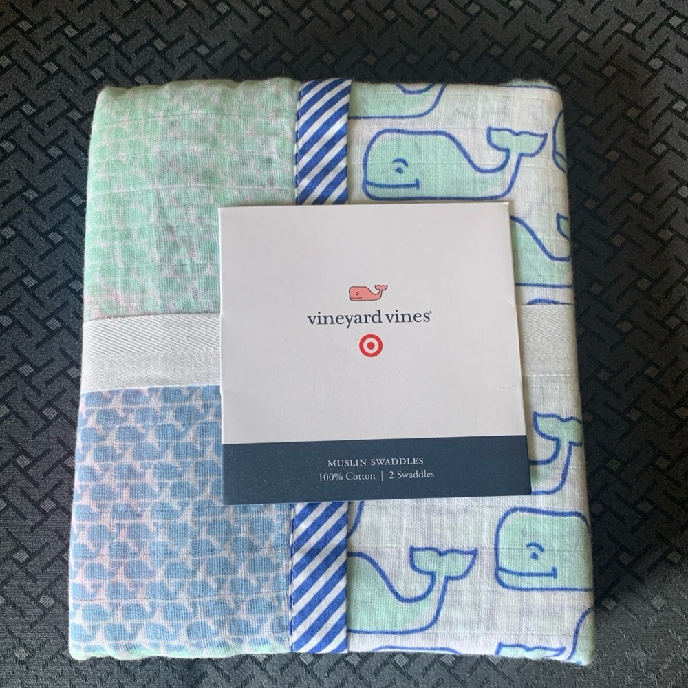 Vineyard Vines for Target Baby Swaddles NWT